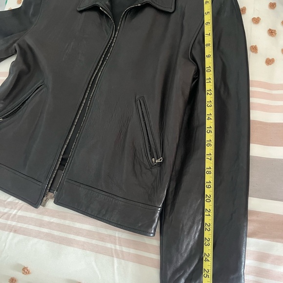 Tail Sleek Black Leather Jacket vintage brand new - Picture 12 of 14